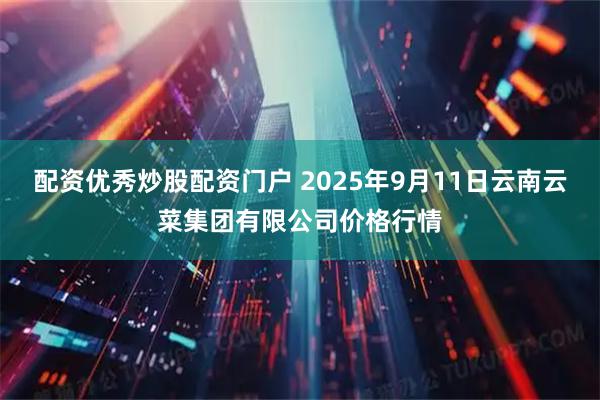 配资优秀炒股配资门户 2025年9月11日云南云菜集团有限公司价格行情