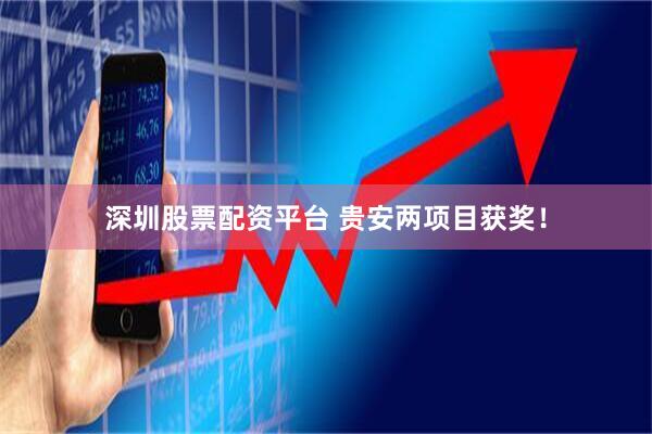 深圳股票配资平台 贵安两项目获奖！