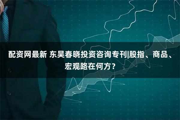 配资网最新 东吴春晓投资咨询专刊|股指、商品、宏观路在何方？